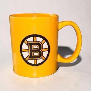 Boston Bruins NHL Liquid Logic Yellow Ceramic Coffee Mug